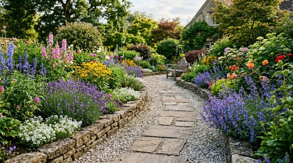 25 Flower Garden Ideas That Will Brighten Your Yard Edging and Pathway Flowers image 202607051133