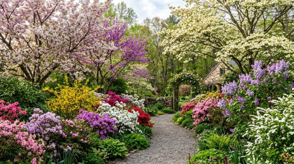 25 Flower Garden Ideas That Will Brighten Your Yard Flowering Shrubs and Trees image 202607051144