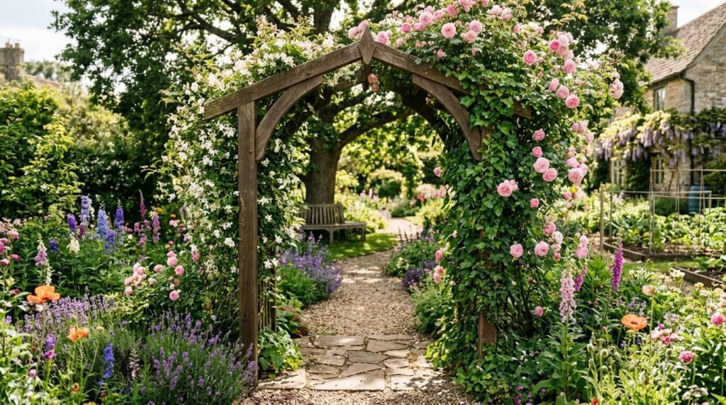 25 Garden Design Ideas to Transform Your Backyard Generate garden arch arbor 202607071936