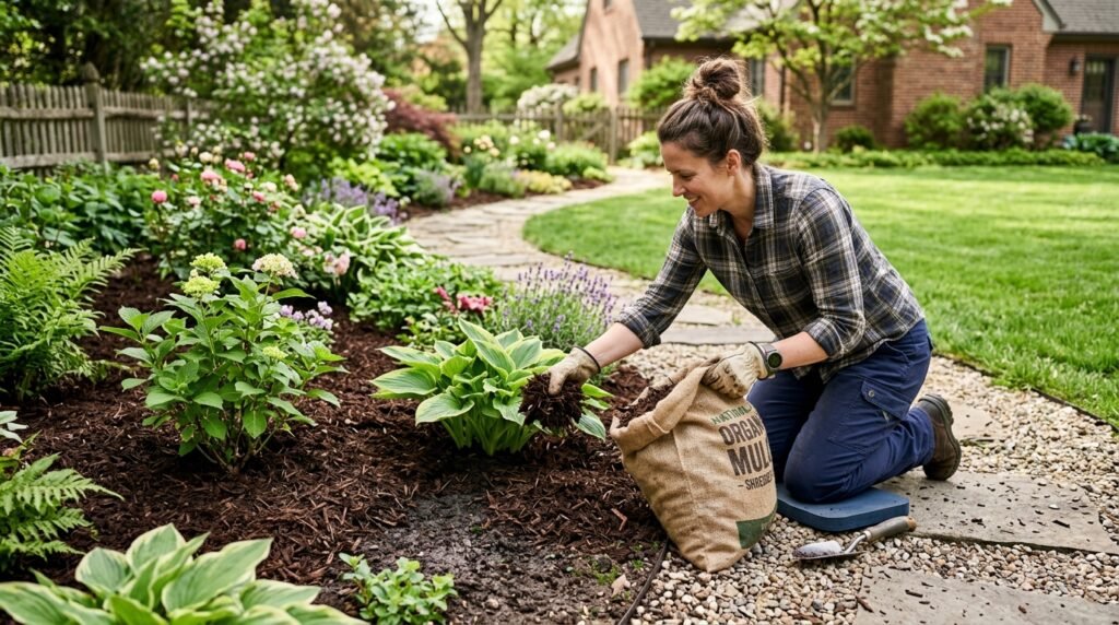 How to Grow a Thriving Vegetable Garden at Home 2026 Generate image for Mulching 202607051156