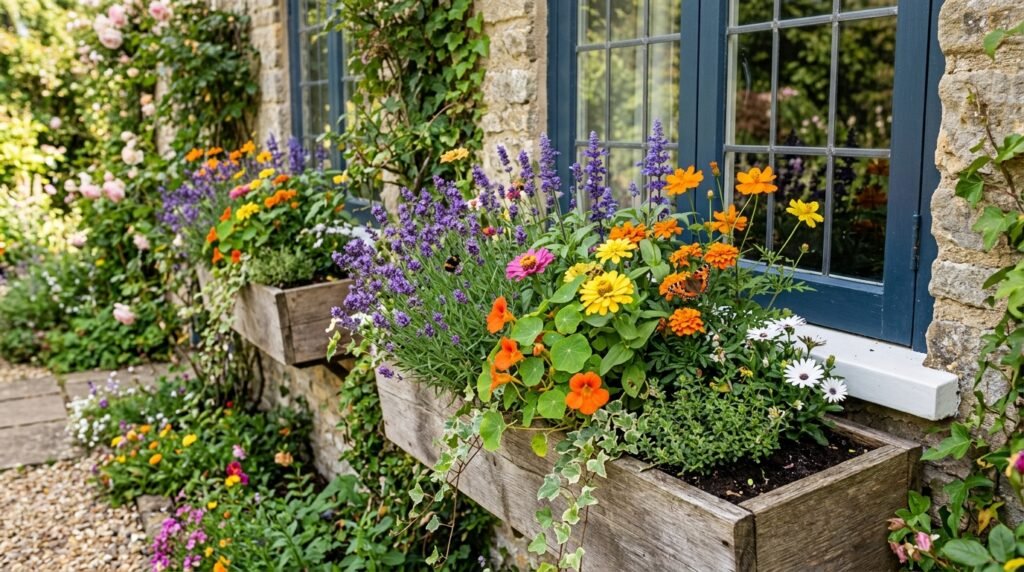 25 Flower Garden Ideas That Will Brighten Your Yard Pollinator Friendly Window Boxes… 202607051133