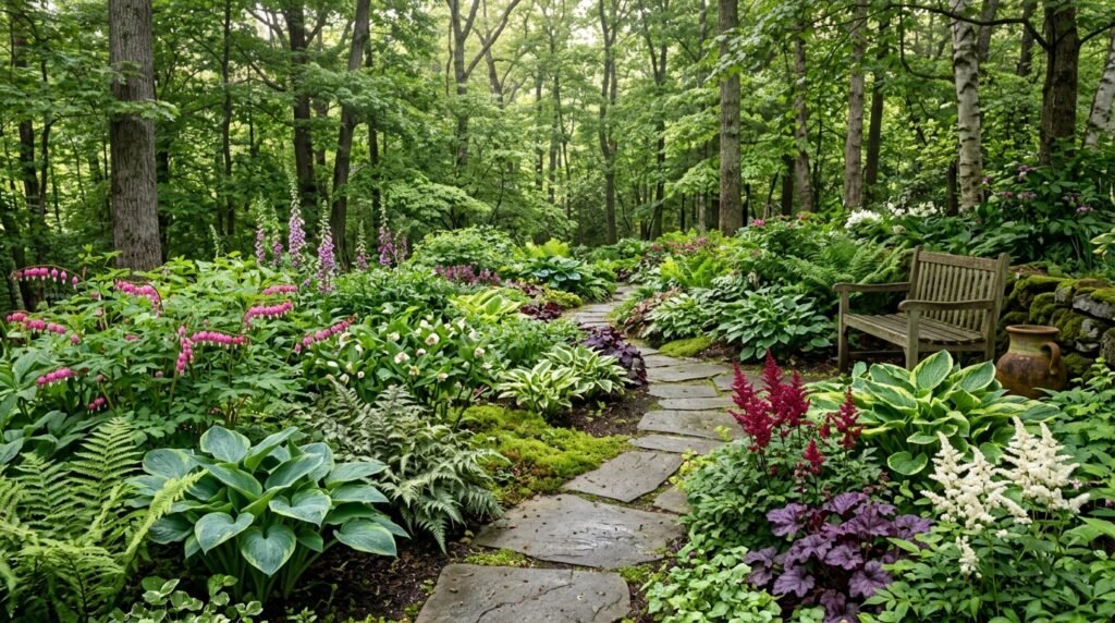 25 Flower Garden Ideas That Will Brighten Your Yard Shade Tolerant Flower Garden 202607051128