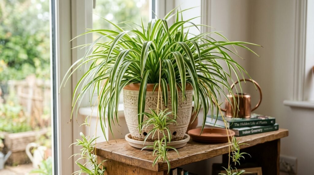 25 Indoor Plants That Will Instantly Brighten Your Home Spider Plant realistic image 202607051208