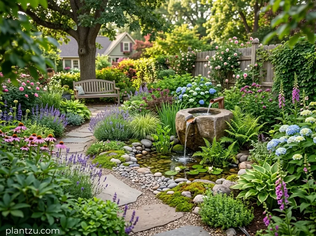 Healing garden in backyard 202606061237