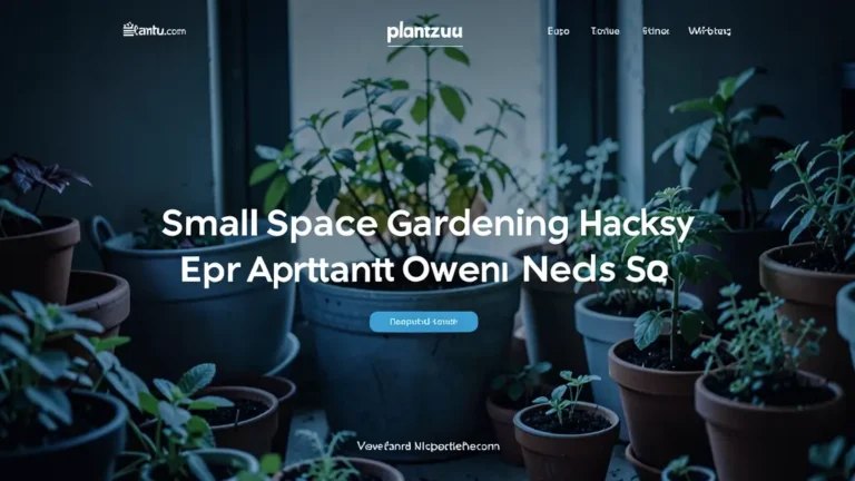 Small Space Gardening Hacks Every Apartment Owner Needs