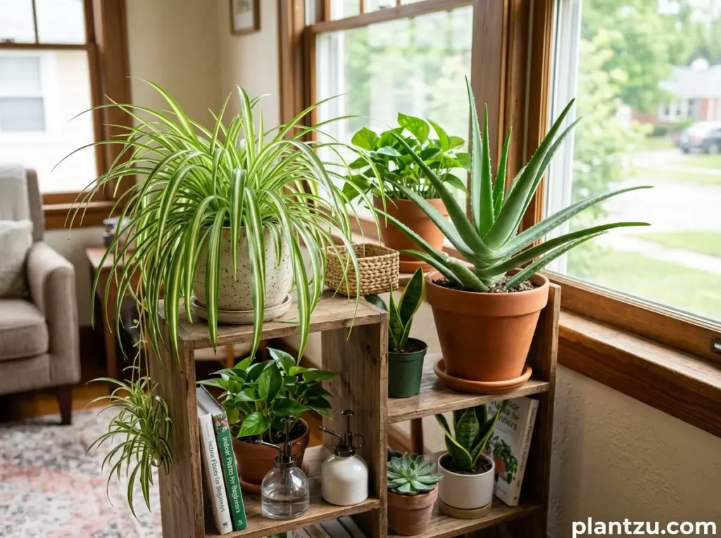 Indoor garden with plants 202606030933