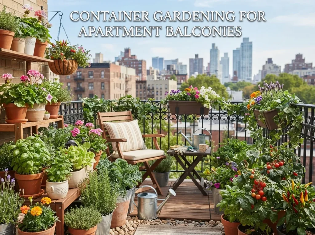 Container Gardening for Apartment Balconies