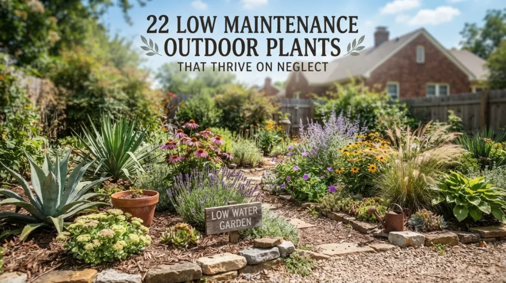 22 Low Maintenance Outdoor Plants That Thrive on Neglect 22 Low Maintenance Outdoor Plants