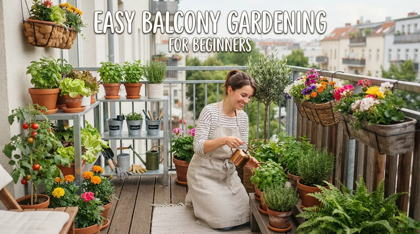 Easy Balcony Gardening for Beginners