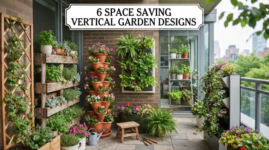 6 Space Saving Vertical Garden Designs for a Greener Home 6 Space Saving Vertical Garden Designs