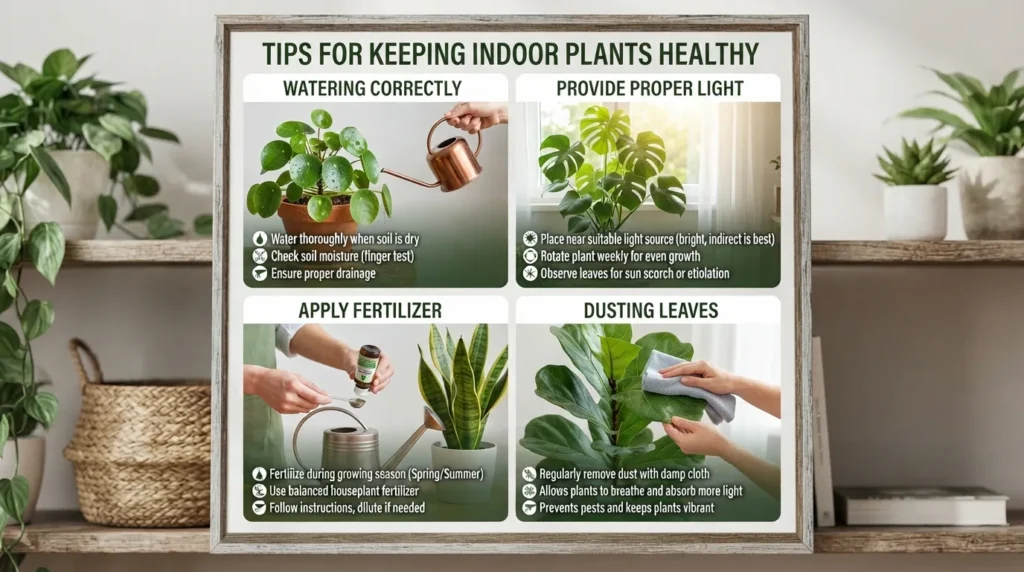 Tips for Keeping Indoor Plants Healthy