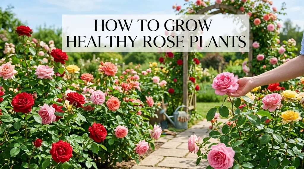 How to Grow Healthy Rose Plants Correctly