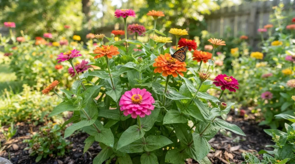 6 Easy Outdoor Flower Gardens plans You Can Plant This Weekend Zinnias