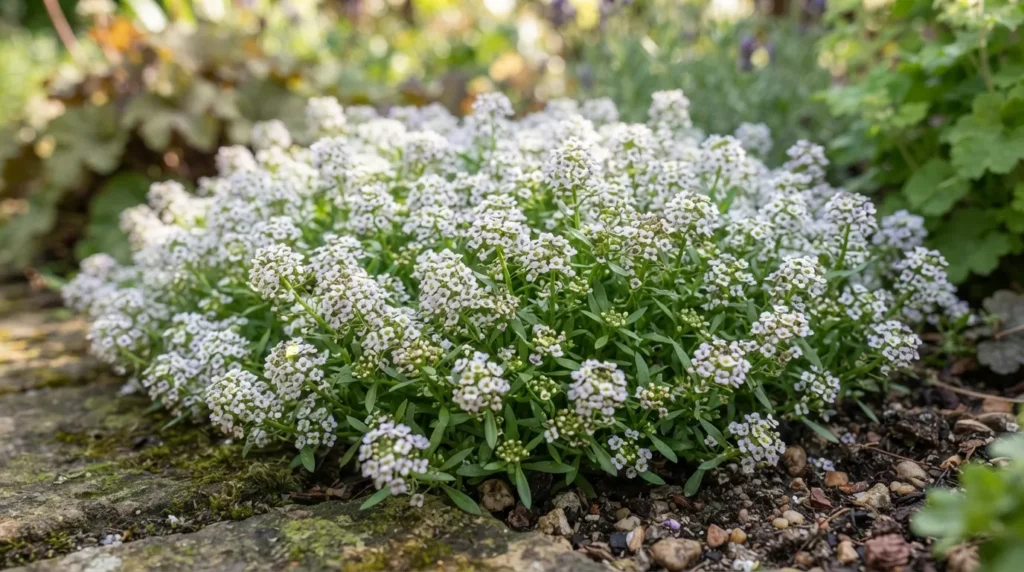 6 Easy Outdoor Flower Gardens plans You Can Plant This Weekend Sweet Alyssum