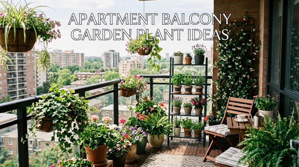 Choosing Right Apartment Balcony Garden Plant Ideas 