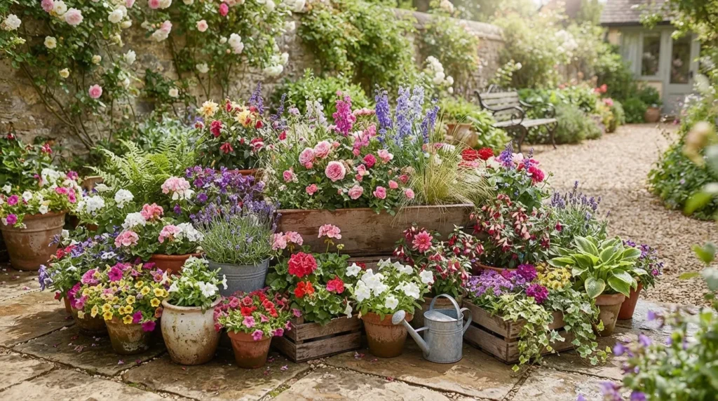 6 Easy Outdoor Flower Gardens plans You Can Plant This Weekend The Container Flower Garden