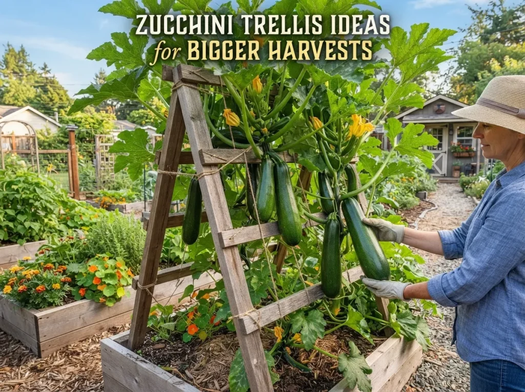 Zucchini Trellis Ideas for Bigger Harvests