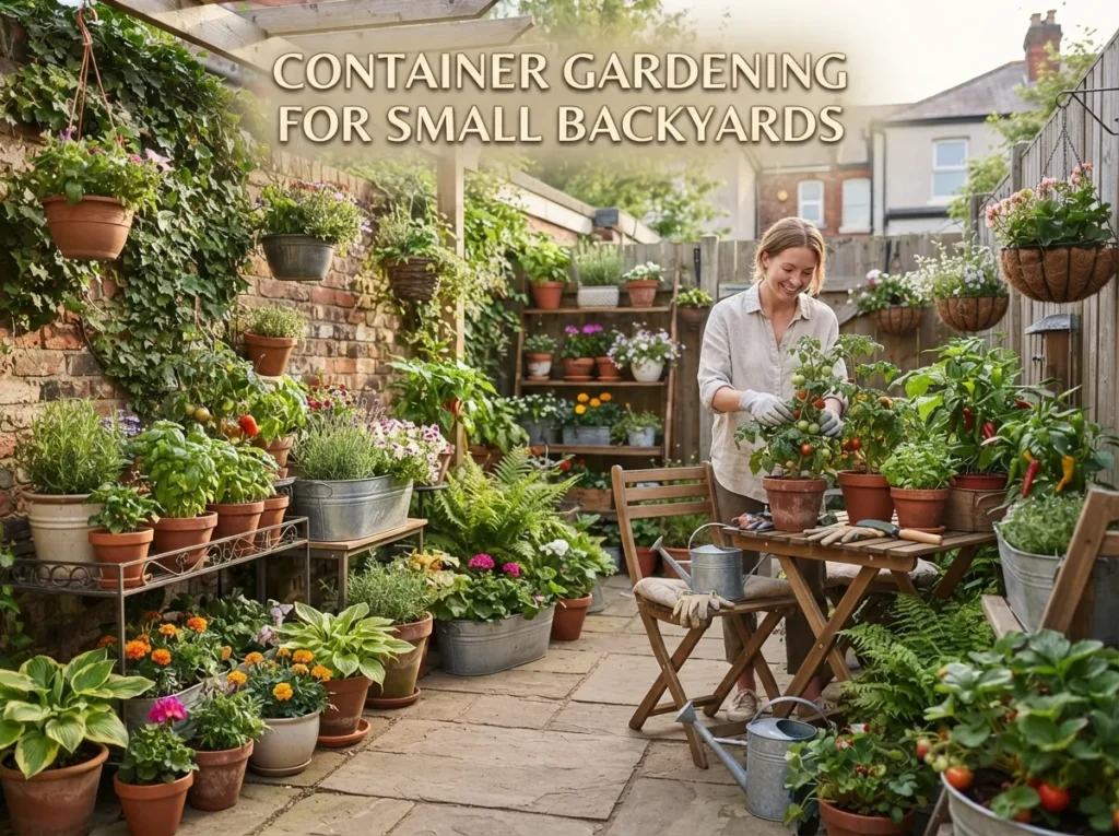 Container Gardening for Small Backyards