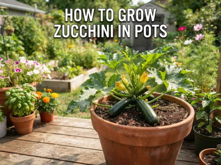 How to Grow Zucchini in Pots