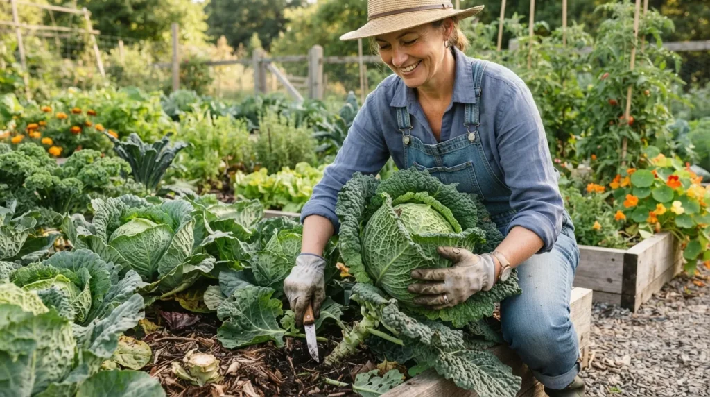 Harvesting Your Cabbage