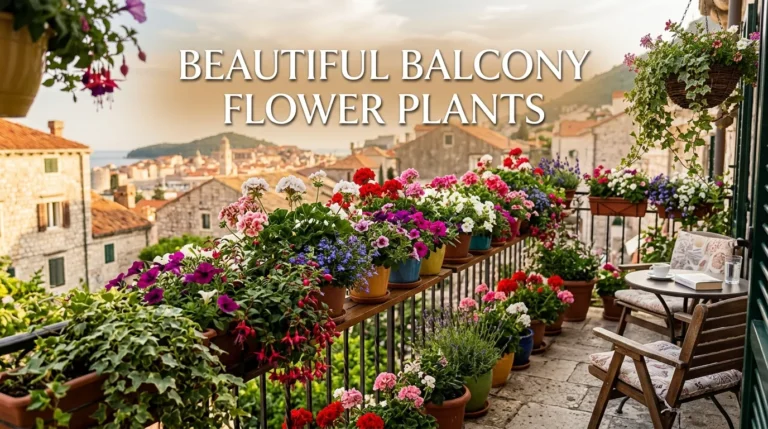 Beautiful Balcony Flower Plants