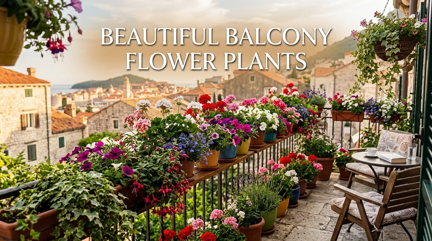 Beautiful Balcony Flower Plants