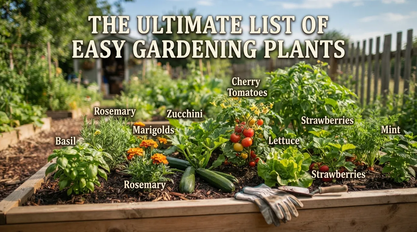 The Ultimate List of Easy Gardening Plants