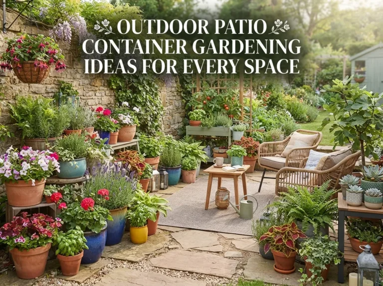 Outdoor Patio Container Gardening Ideas for Every Space