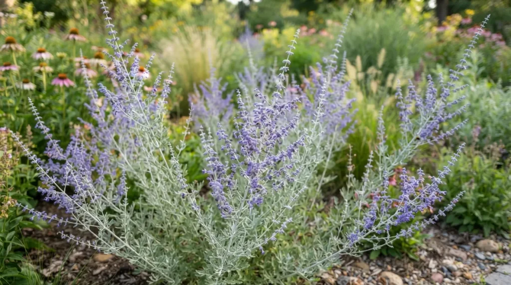 22 Low Maintenance Outdoor Plants That Thrive on Neglect Russian Sage