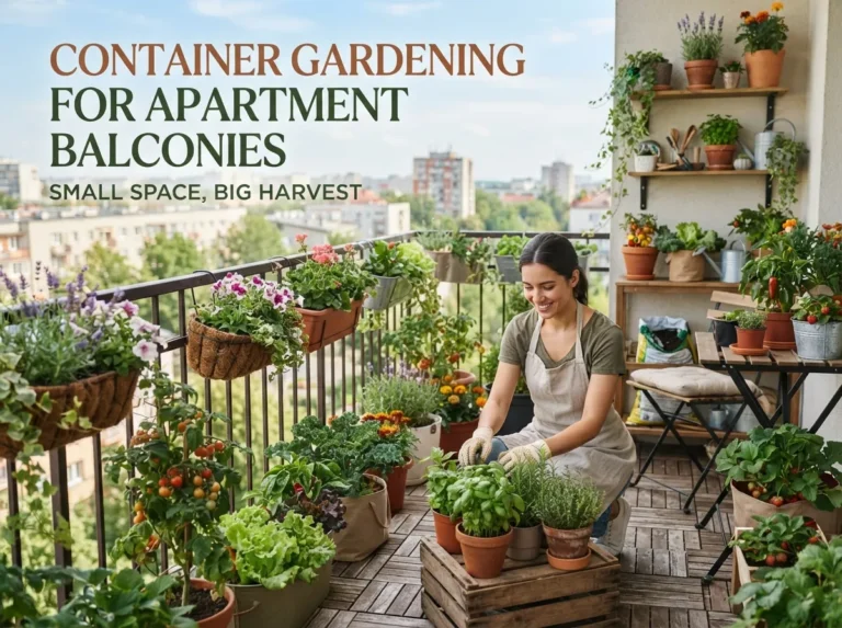 Container Gardening for Apartment Balconies