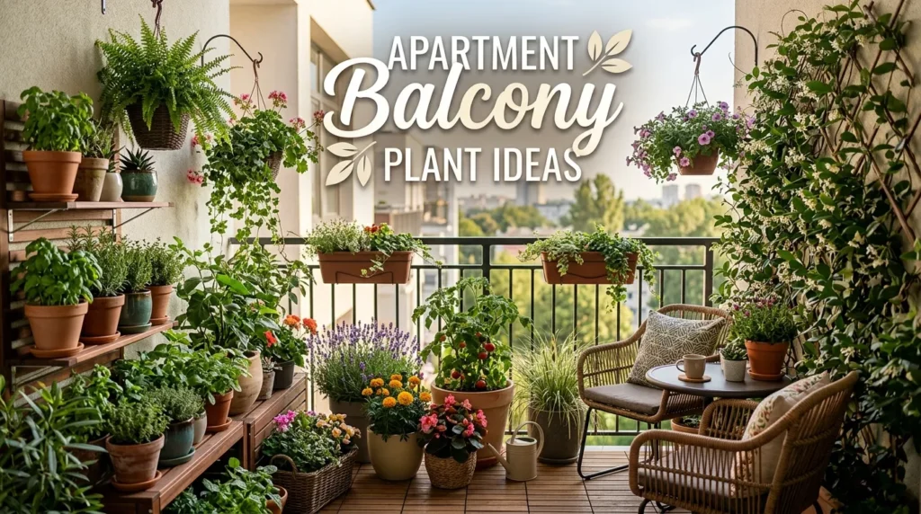 Choosing Right Apartment Balcony Garden Plant Ideas 