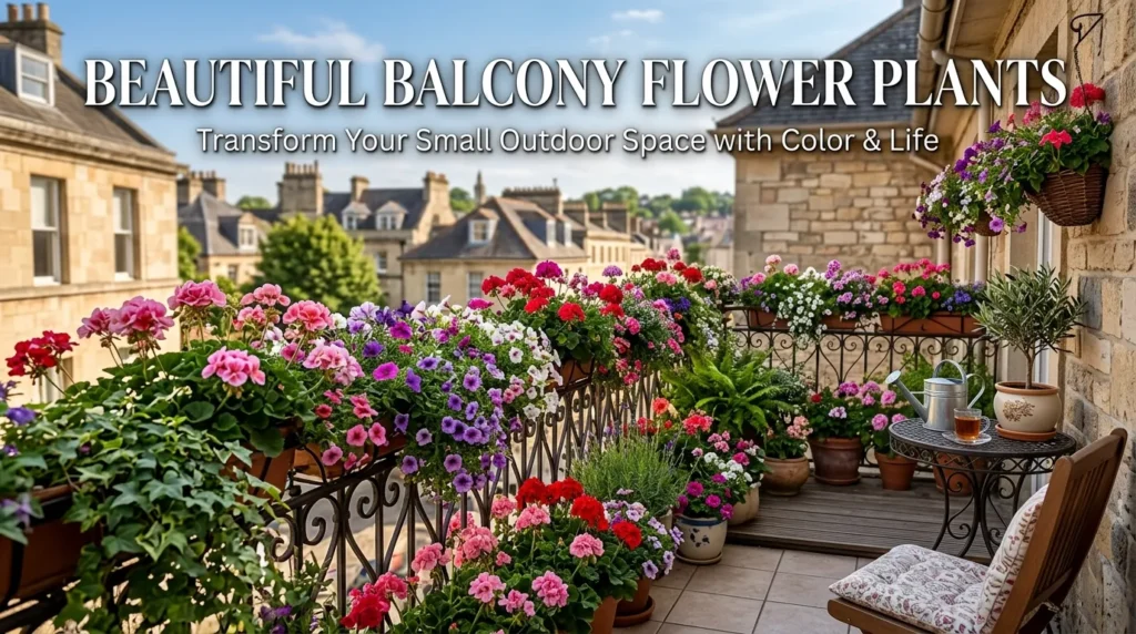 Beautiful Balcony Flower Plants to Brighten Your Space Choosing the Right Plants for Your Balcony
