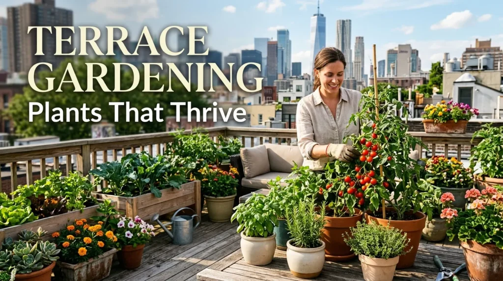 Sun Loving Plants for Your Terrace