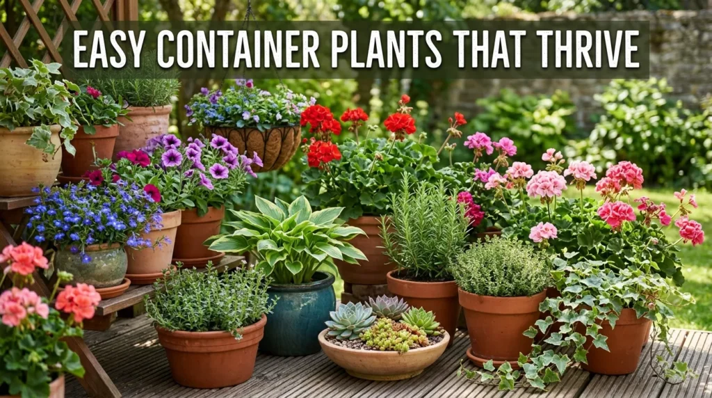Easy Container Plants That Thrive