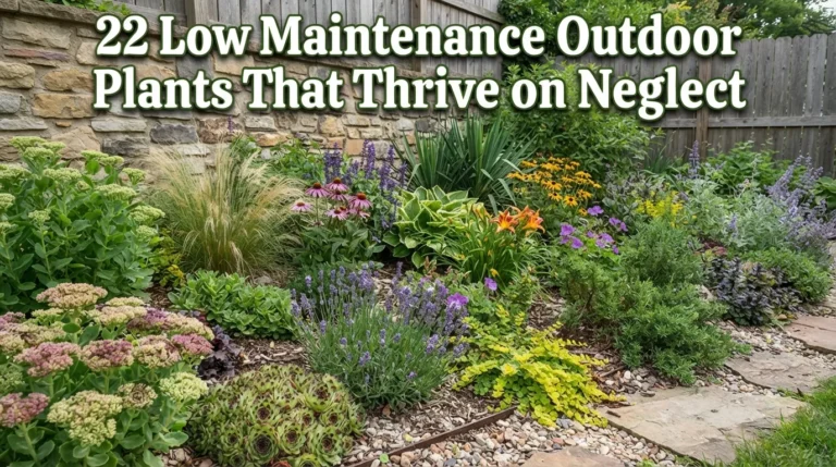 22 Low Maintenance Outdoor Plants