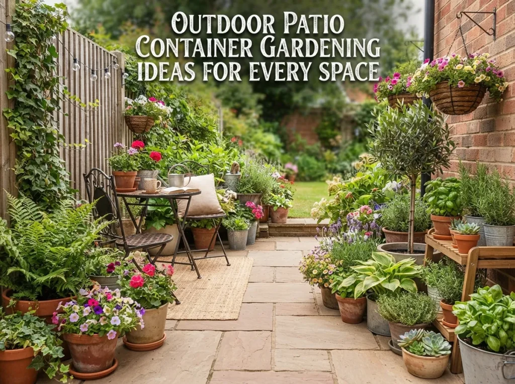 Outdoor Patio Container Gardening Ideas for Every Space