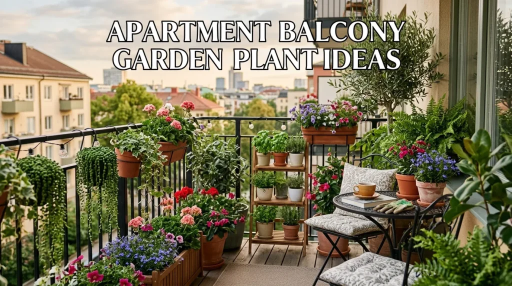 Apartment Balcony Garden Plant Ideas 