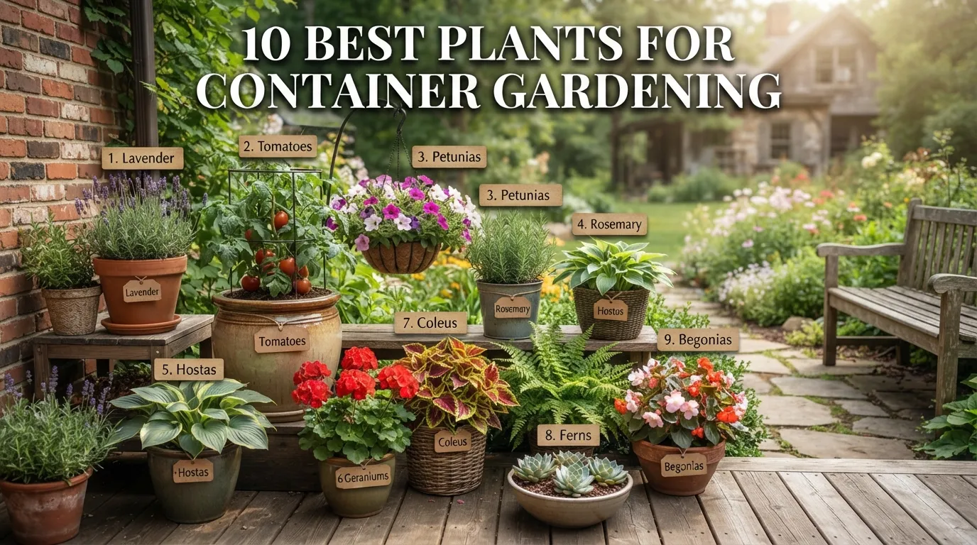 10 Best Plants for Container Gardening