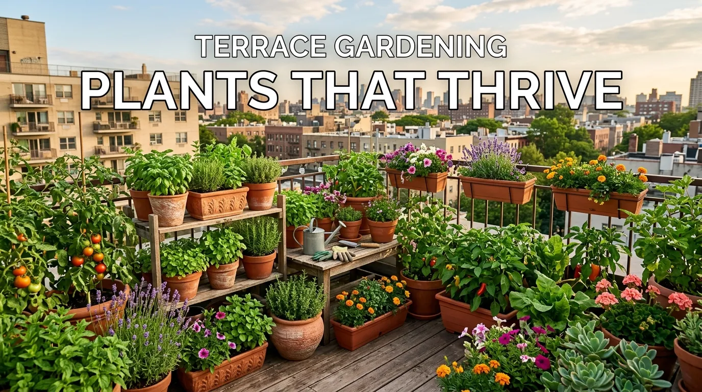 Terrace Gardening Plants That Thrive