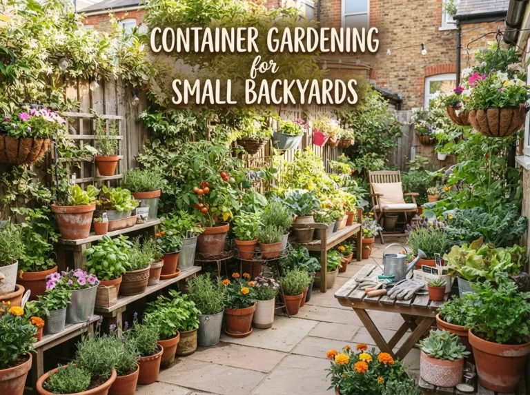 Container Gardening for Small Backyards