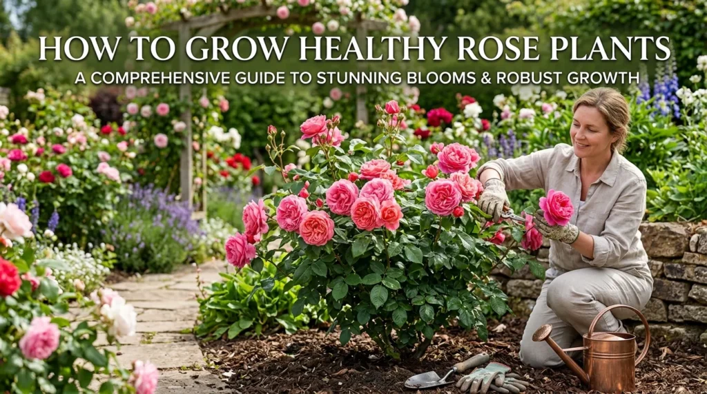 How to Grow Healthy Rose Plants