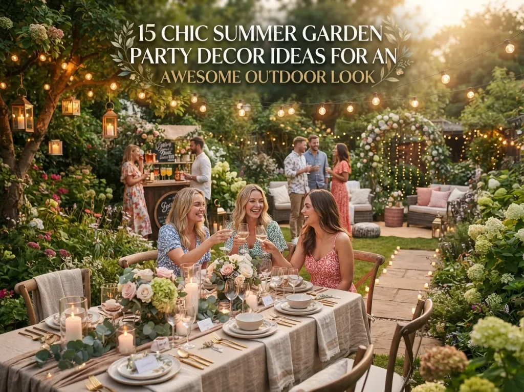 Garden Party Decor Ideas