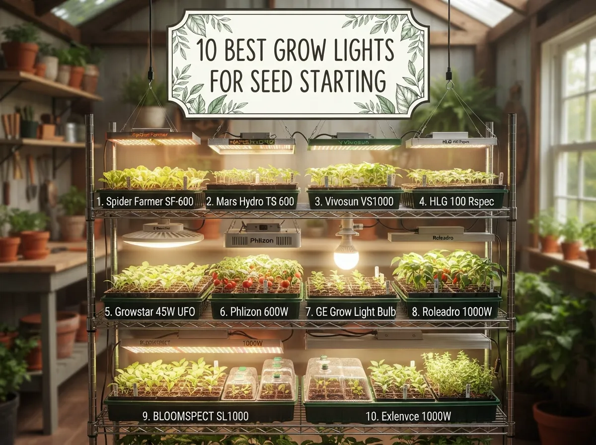 10 Best Grow Lights for Seed Starting