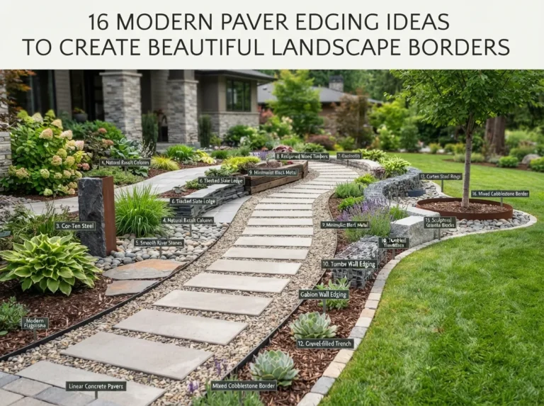 16 Modern Paver Edging Ideas