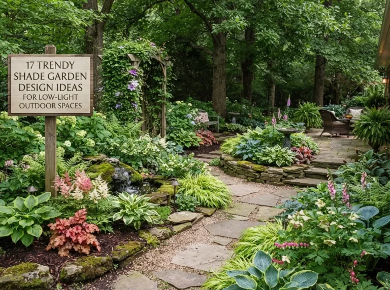 17 Trendy Shade Garden Design Ideas for Low-Light Outdoor Spaces