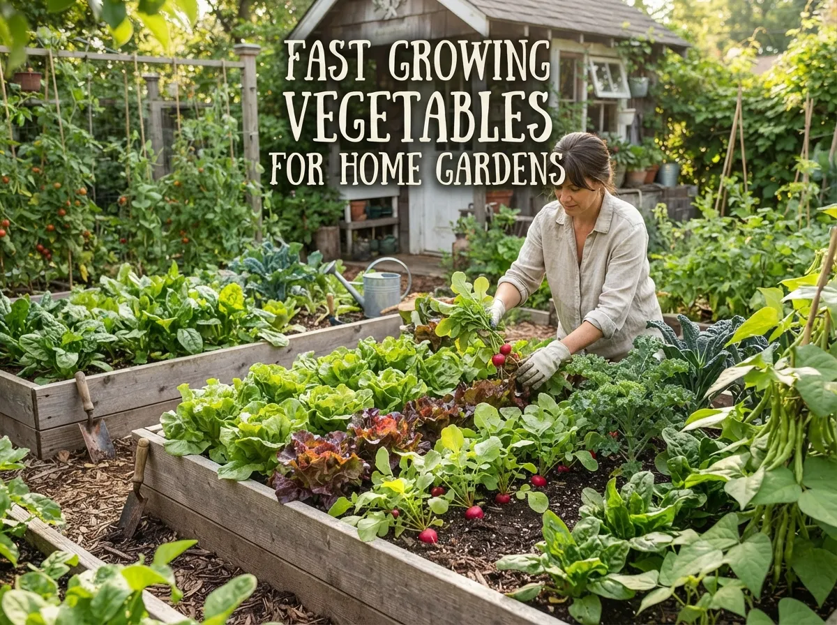 Fast Growing Vegetables for Home Gardens