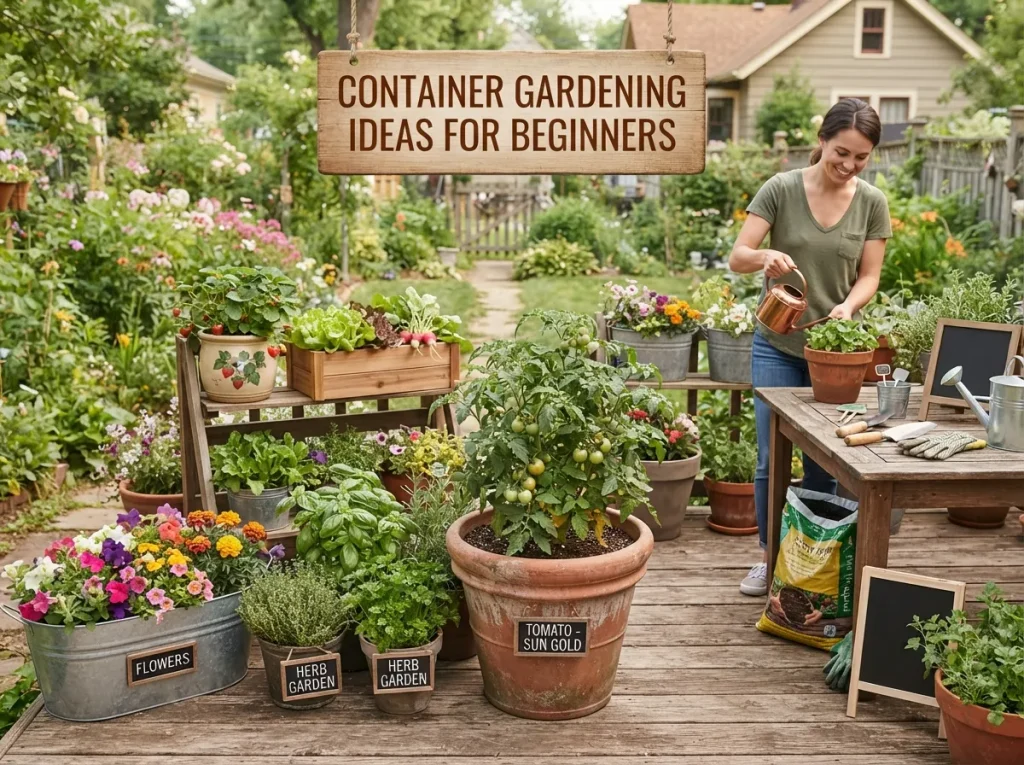 Container Gardening Ideas for Beginners Container Gardening Ideas for Beginners