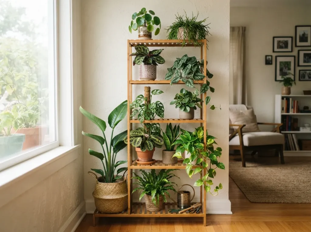 Bamboo Tiered Racks