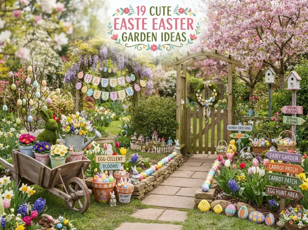 19 Cute Easter Garden Ideas