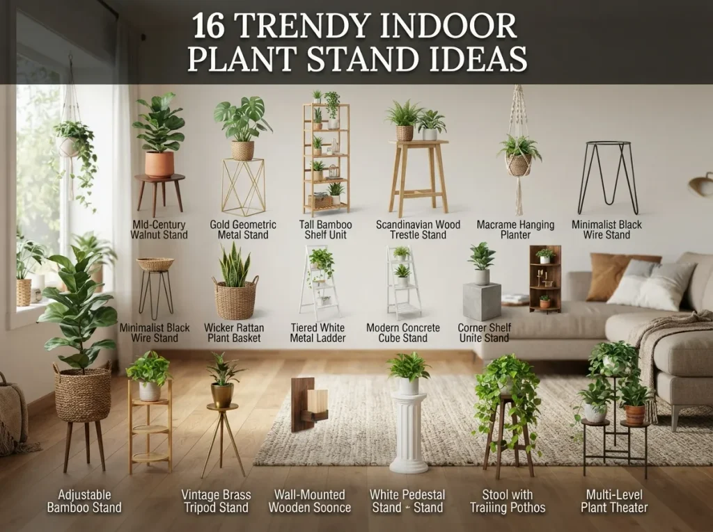16 Trendy Indoor Plant Stand Ideas 